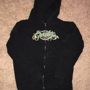 Creature zip up hoodie